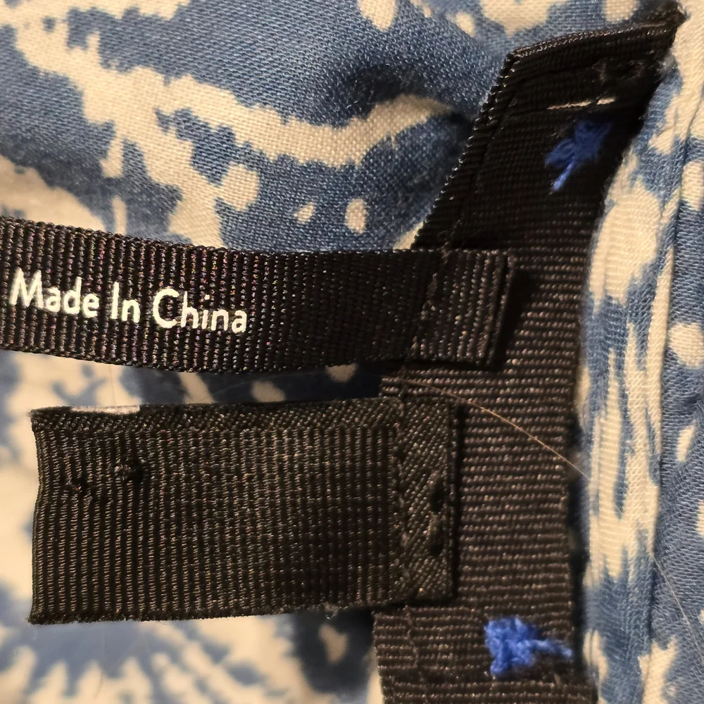 PAIGE Womens Blue and White Ruched Sailor Collar Blouse - Picture 4 of 8